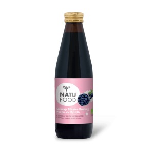 Oersap blauwe bosbes Natufood 330 ml