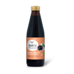 Oersap zwarte bes Natufood 330 ml