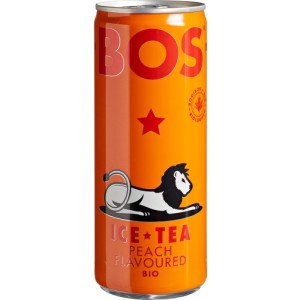 Ice tea rooibos perzik (blik) BOS 250ml