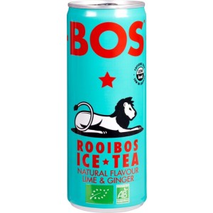 Ice tea rooibos lemon ginger BOS 250ml