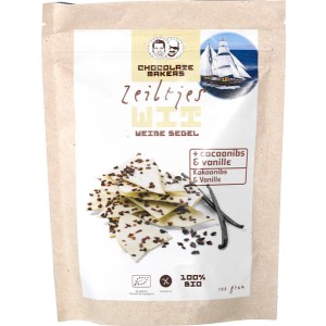 Chocozeiltjes Wit-Vanille Chocolatemakers 100 gr