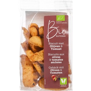 Biscuits Olijven Tomaten Buiteman 100 gr