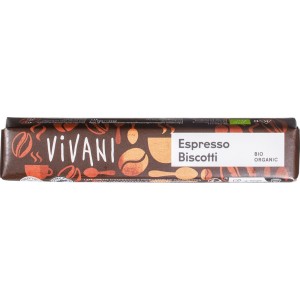 Vivani Chocobar espresso biscotti 40 gr