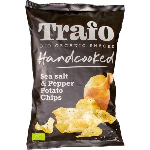 Chips Zwarte Peper & Zout Handcooked Trafo 125 gr