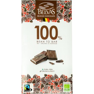 Belvas Pure chocolade 100% 90 gr