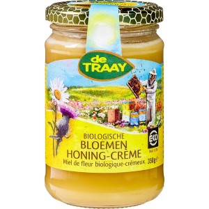 Bloemenhoning crème De Traay 350 gr