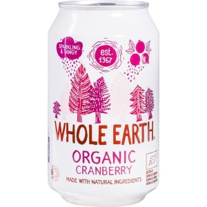 Cranberry blik Whole Earth 330ml