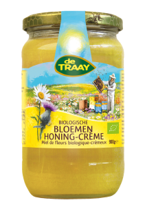 Bloemenhoning crème De Traay 900 gr