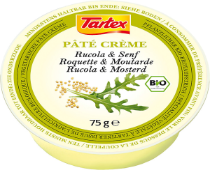 Vega Paté Rucola & Mosterd Crème 75gr Tartex