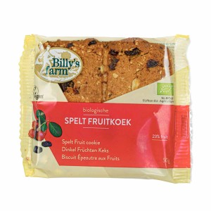 Spelt Fruitkoek Billy's Farm 50 gr
