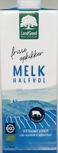 Melk halfvol houdbaar LandGoed 1ltr EKO Nederland