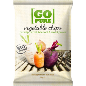 Groente Chips Mixed Varieties GO Pure 90 gr