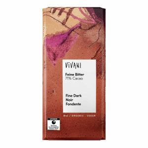 Chocoladetablet Puur 71% Vivani 100 gr