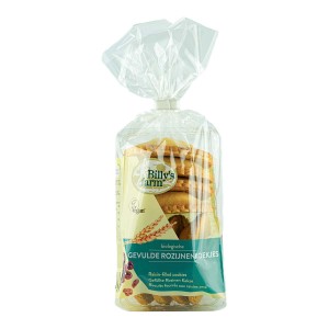Gevulde Rozijnenkoekjes Billy's Farm 200 gr