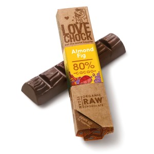 Lovechock Amandel vijg raw 40 gr