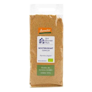 Nootmuskaat gemalen 20 gr Blauwe Huis