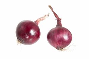 Biologische rode uien per 500 gram