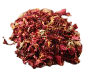 Rozenblaadjes gedroogd